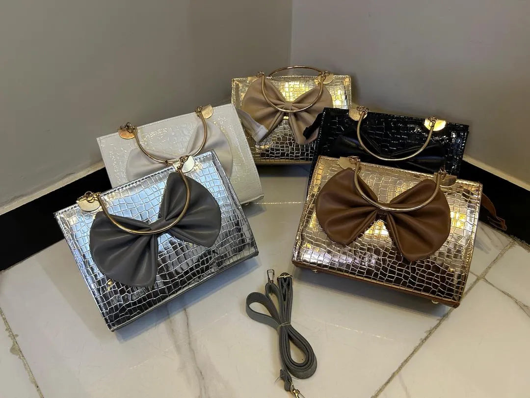 Girl's Rexine Textured Hand Bag