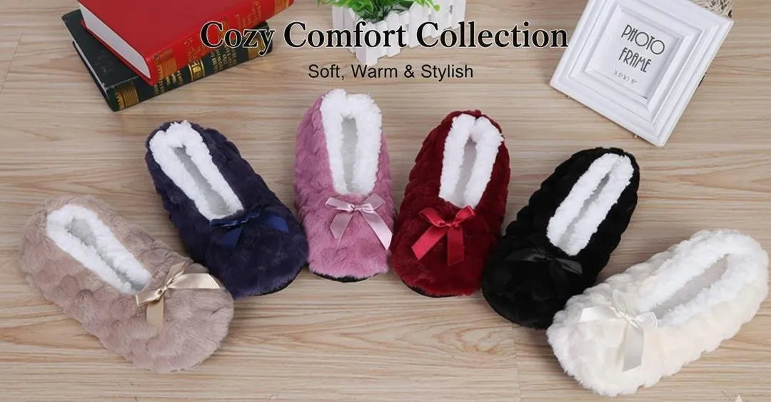Women's Casual Furr Slippers - Multicolor - 1 Pcs